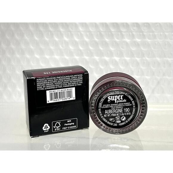 Kat Von D KVD Pomade Eyeliner, Shadow & Brow Pigment “AUBERGINE" deep plum NIB - Picture 4 of 4